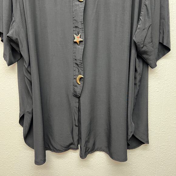 Vintage Adrian Jordan Top Womens 30 Party Event Evening Cosmos Relaxed Feminine - Picture 4 of 9